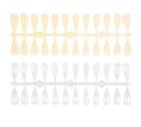 HOMSFOU of 480pcs Pointed Head Manicure Practice Pieces Random Color 2 Sets Made of Lightweight Plastic Nail Templates Compact Fake Nails Training for Professional Salon and Store Use