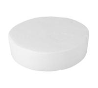 HOMSFOU Oval Foam Cake Dummy for Decorating Practice Reusable Cake Modeling Display Smooth Surface for Icing and Fondant Techniques Saving Wedding and DIY Craft Tool