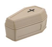 HOMSFOU Pet Casket Small: Resin Portable Burial Box - Designed for Hamsters and Mice, Ideal for Funeral Supplies and Peaceful Home
