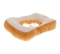 HOMSFOU Pet Cat Recovery Collar Bread Shaped Cotton Protective Collar for Cats Comfortable Wearing Does Not Affect Eating Sleeping Playing Suitable