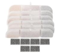 HOMSFOU Pet Drinking Fountain Replacement Filters 6pcs with Pump Sponges for Automatic Cat and Dog Water Dispenser, Water Filter for Pet Fountain Bowl