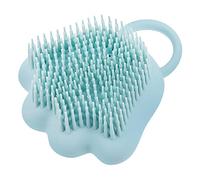 HOMSFOU Pet Silicone Massage Brush Dog Bath Cat Massage Bathing Eliminates Tangles and Kinks Ergonomic Design for Bathing Cats and Dogs