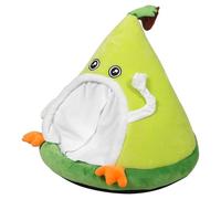 HOMSFOU Pet Warm Bed Soft Cozy Cuddle Nest for Cats Dogs Small Indoor Outdoor Use