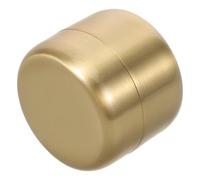 HOMSFOU Pill Organizer Stainless Steel Compact Round Airtight Metal Container for Outdoor Adventures Pocket-Sized Medicine Storage Box with Easy Open Close Design