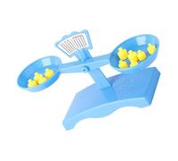 HOMSFOU Plastic Balance Scale for Stem Science Experiment Model Kit Math Learning Tool for Classroom and Home Physics Education Montessori Assembly