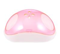 HOMSFOU Plastic Hamster and Chinchilla Sand Bath Room with Sand Scoop for Naturally Clean Fur and Stress Relief, Half Design with Entrance, for Home and Outdoor Travel Random Color