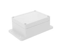 HOMSFOU Plastic Junction Box for Outdoor Lithium Battery Flame Retardant Thick Wiring Enclosure with Ear Durable Monitor Terminal Box for Weatherproof Electrical Connections