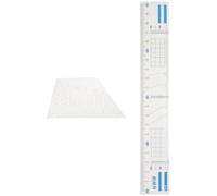 HOMSFOU Plastic Parallel Line Drawing Ruler for Accurate Handwriting and Grid Creation, for School Students and Teachers in Artistic Pursuits and Essay Writing