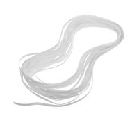 HOMSFOU Plastic Rattan Repair Kit for Woven Furniture PE Caning Material for Chair and Table Fixing White Flat and Round Rattan Strip for DIY Chair and Cabinet Restoration