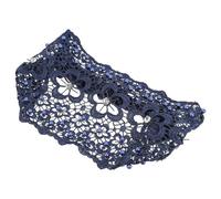 HOMSFOU Plum Blossom Pattern Non-Slip Hairband for Women Featuring Beaded Design for Wedding and Party Use