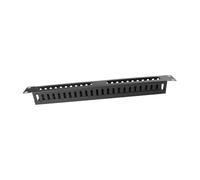 HOMSFOU Port Metal Cable Raceway Rack for Server Cable Management Open Slot Wiring Duct Cover for Network and Telephone Cords Under Desk Organizer with Smooth Rounded Edges for Home and