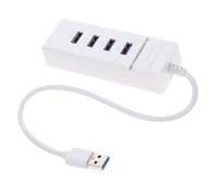 HOMSFOU Port USB Hub High Speed Splitter Adapter Multi Port for Laptop for Office Home Use