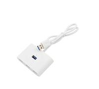 HOMSFOU Port Usb Hub Power Supply Port for Pc and Laptop Usb Data Expansion Splitter for Rapid Data Transfer Compatible White