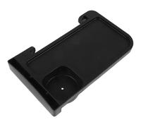 HOMSFOU Portable Chair Cup Holder Tray with Clip-on Design, Abs Plastic Material, Protects Water Cup and Phone, for Camping and Outdoor Folding Lounge Chairs