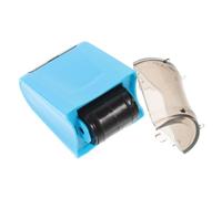 HOMSFOU Portable Dashed Lines Roller Stamp with Refillable Ink for Handwriting Practice Compact Lightweight Stamper for Teachers and Efficient Handwriting Lines Printing Tool