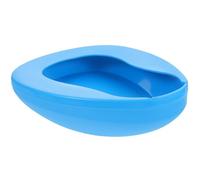 HOMSFOU Portable Patient Bedpan for Elderly and Pregnant Women, Thickened Plastic Bed Pan with Spill-Proof Flared Rim, Portable Urine Bedpan for Bedridden Patients and Home Care Use