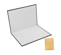 HOMSFOU Portable Photography Reflector Cardboard Foldable Reflective Board for Camera Accessories Studio Use Bounce Card Natural Light Reflector