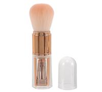 HOMSFOU Portable Retractable 5-in-1 Makeup Brushes Set with Case, Adjustable Length Cosmetic Brush Kit for Eyeshadow, Blush, and Concealer, Elegant and Practical Design for Home and Daily
