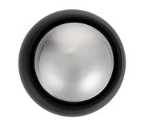 HOMSFOU Portable Stainless Steel Ice Therapy Massage Roller Ball for Muscle Relaxation and Yoga, Cold Hot Handheld Massager for Trigger Point and Fitness, Black