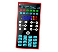 HOMSFOU Portable Voice Changer and Phone Sound Card, Audio Mixer for Live Streaming and Podcasting, Compatible with Computers and Mobile Phones, Compact Design for Streamers and Content