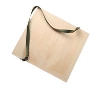 HOMSFOU Portable Wood Drawing Board with Shoulder Strap, Lightweight Double-Sided Solid Basswood Sketch Board for Outdoor Field Work and Engineering Drafting, Artist Sketching and Painting