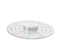 HOMSFOU Pottery Divider Disc Clay Measuring Template Large Circular Sculpture Tool for Ceramic DIY Crafting and Clay Repair in Arts Crafts