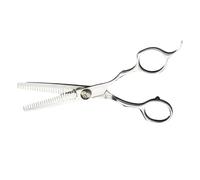 HOMSFOU Professional 6-inch Hairdressing Scissors Double-Edged Barber's Shears for Precision Haircutting Salon Hair Styling Tool Suitable for Barbers and Hairdressers