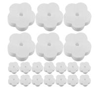 HOMSFOU Pu Sponge Filter Convenient Swimming Pool Filter Sponge Accessory 24pcs White Flower Shaped Oil Absorbing Cleaning Tool for Hot Tub and Spa Bath