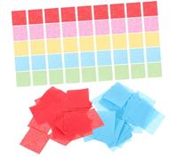 HOMSFOU Rainbow Colored Thin Tissue Paper Squares DIY Craft Supply for Scrapbooking Decoupage Collage Art and Party Decoration Bulk Confetti Paper for Handmade and Classroom Activities