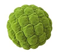 HOMSFOU Realistic Simulation Mossy Stone for Micro Landscape DIY Creative Bonsai Ornament Craft Supply Green Moss Ball Decoration for Garden and Home