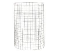 HOMSFOU Removable Stainless Steel Cone Breeding Net with Easy Assembly for Aquarium Fish Tank, for Angelfish and Shrimp Spawning Isolation Grid and Breeding Cone Net Accessory