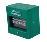 HOMSFOU Resettable Manual Call Point Emergency Alarm Button Fire Exit Access Control Switch for Traditional Systems with Quick Reset and Easy Operation Safety Release