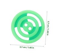 HOMSFOU Resin DIY Buttons Mixed Green Handcraft Sewing Supplies for Clothing Knitting Crafts Large Quantity Decorative Buttons for Handmade Projects