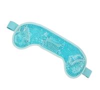 HOMSFOU Reusable Cold Gel Head Ice Pack Wrap with Sticky Strap, PVC Cooling and Heating Therapy Band for Headache Relief and Fever Comfort, Blue