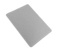 HOMSFOU Reusable Silicone Induction Cooker Mat Non-skid Heat-resistant Countertop Protector for Home Kitchen Flexible Kitchen Heat Mat for Microwave and Pans Light Grey