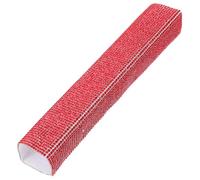 HOMSFOU Rhinestone Microphone Handle Sleeve with Easy Application Eye-catching Red Cloth Cover for Wireless Handheld Microphones for Singing and Events