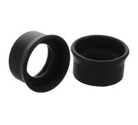 HOMSFOU Rubber Eyepiece Eye Shields 2pcs Thick Light-blocking Covers for Stereo Microscope and Binoculars Eye Protection Eyecups for Laboratory and Outdoor Use
