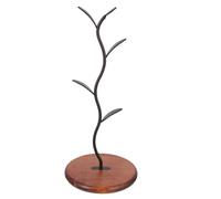 HOMSFOU Rustic American Style Coffee Mug Holder Cup Rack Water Cup Stand Milk Mug Organizer for Home Kitchen Countertop Storage