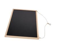 HOMSFOU Rustic Wooden Chalkboard Sign Hanging Blackboard No Magnetic Small Chalkboards for Messages Notes and Reminders Reusable Wall Mounted Organizer