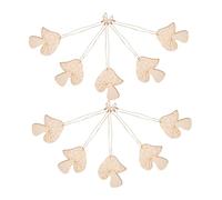 HOMSFOU Rustic Wooden Mushroom Craft Wood Slices Unfinished DIY Paintable Wood for Home Decor Handicraft Materials Gift Ideas