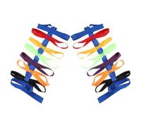 HOMSFOU Safety Walking Rope Easy Group Management with Handles 2pcs for Daycare High Visibility Nylon Material, Holds 12 and 2 Teachers and Moving Between Classrooms