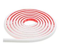 HOMSFOU Self-Adhesive D-Shaped Door Weather Seal Strip for Exterior Doors and Windows Flexible Weatherstripping Tape with High Resilience and Aging Resistance Easy Installation Gap Blocker