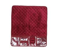 HOMSFOU Sewing Machine Table Mat with Multi Pockets Non-Slip Dustproof Sewing Pad Organizer Easy-Clean Protective Cover for Overlocker and Home Use