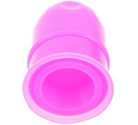 HOMSFOU Silicone Cupping Massager Set for Purple Hard Vacuum Cupping Tool for Body and Facial Massage for Traditional Therapy and Relief