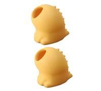 HOMSFOU Silicone Egg Yolk Separator 2pcs Set, Food-Grade Yellow Yolk Divider and Egg White Filter for Home Cooking and Baking Kitchen Gadget