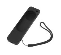 HOMSFOU Silicone Remote Controller Protector for Anti-scratch Anti-collision Cover Black Soft Silicone Case for Smart Remote Protection and Drop Damage Prevention