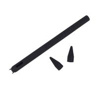 HOMSFOU Silicone Stylus Pen Case Cover for 2nd Generation Digital Pencil, Non-slip Protective Sleeve with Shockproof Design, Black, Compatible with Magnetic Charging for Tablet Users