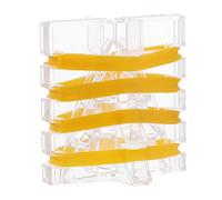 HOMSFOU Simple DIY Plastic Candle Mold Cross Shape Christmas Tree Mold for Epoxy Wax Crafting Creative Candle Making Gift