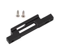 HOMSFOU Sliding Door Lock Strike Double Hole Glass Sliding Door Keeper Plate Heavy Duty Window Lock Hardware for Home Security and Pet Proof Reinforced Mounting Base