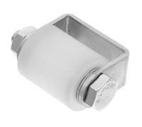 HOMSFOU Sliding Gate Roller Guide with Nylon Bearing Wheel Frame 2.36X1.57X1.10 Inch Smooth Operation Gate Hardware Accessory